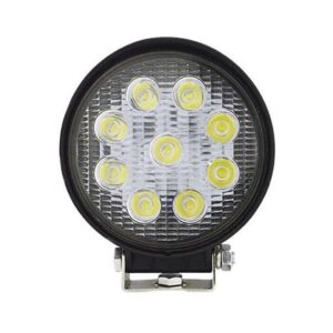 Farol Auxiliar 9 Leds Redondo bivolt 22mm Slim
