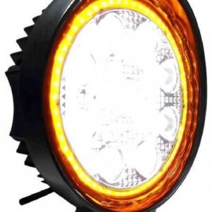Farol Auxiliar 9 Leds Redondo bivolt 22mm