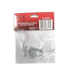 Lanterna Led Lateral e Placa Cristal