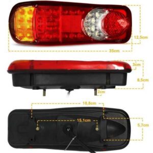 LANTERNA TRASEIRA UNIVERSAL 46 LED
