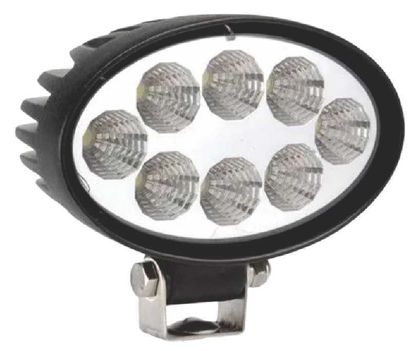 Farol Auxiliar 8 Leds Oval bivolt C/Flash