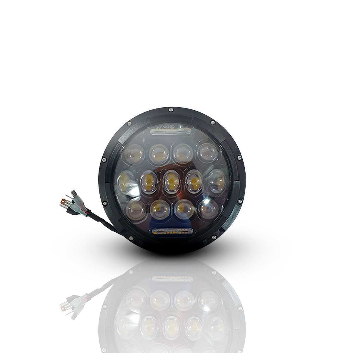 Farol De Led Modelo Jeep 60 Watts - 80 mm