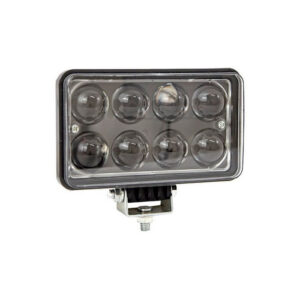 Farol Auxiliar 8 Leds Retangular bivolt Grosso 60mm