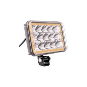 Farol Auxiliar 15 Leds Retangular bivolt Extra Grande C/Anel