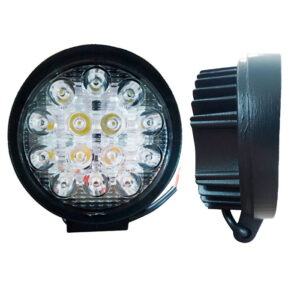 FAROL AUXILIAR 16 LEDS QUADRADO BIVOLT 35MM GROSSO