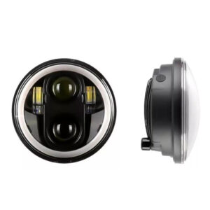 FAROL LED MODELO JEEP REDONDO PEQUENO 5,6 POLEGADAS