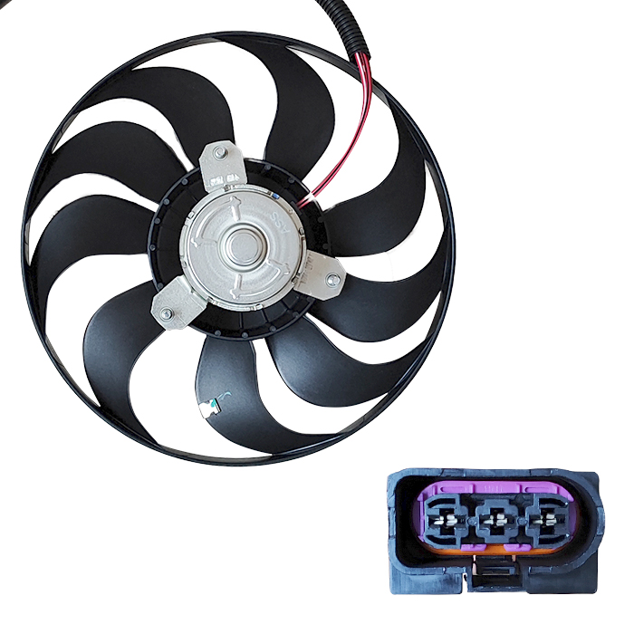 ELETROVENTILADOR VW FOX/POLO/CROSS FOX 02/06 C/AR - Imagem 2