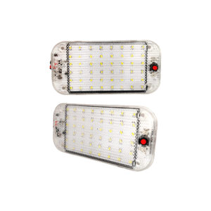 LANTENA TETO 48 LEDS BIVOLT UNIVERSAL 10W DIMENSÕES 150 X 75 X 9MM